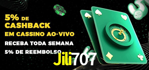 Promoções do cassino ao Vivo Jili707